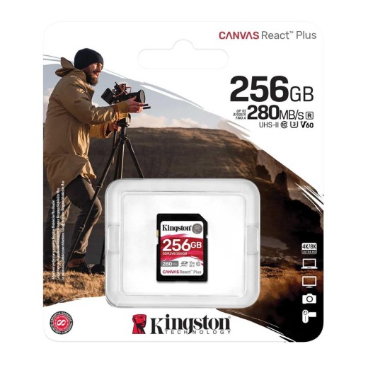 Карта пам'яті Kingston SD  256GB C10 UHS-II U3 R280/W150MB/s