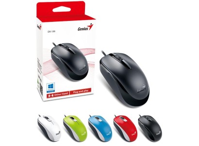 Миша Genius DX-120, USB-A, чорний