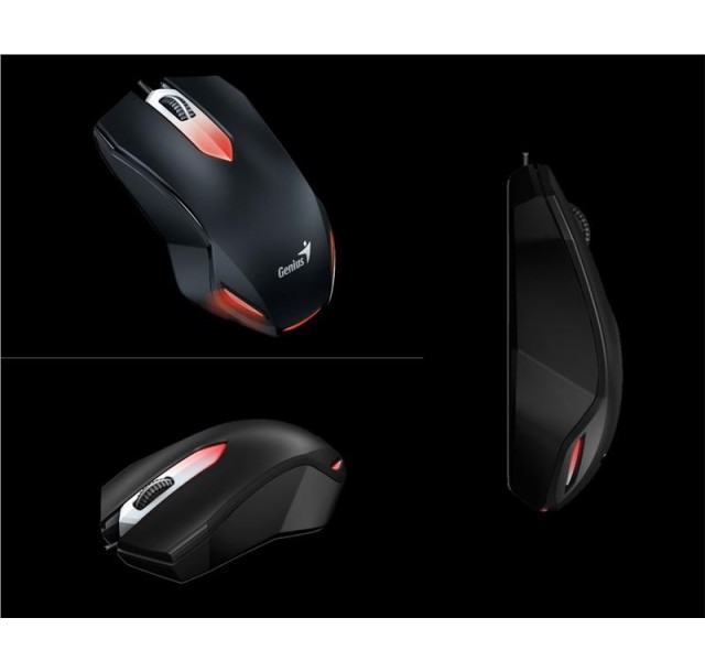 Миша Genius X-G200, USB-A, чорний
