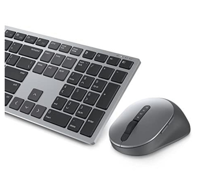 Комплект Dell Premier Multi-Device Wireless Keyboard and Mouse - KM7321W - Ukrainian (QWERTY)