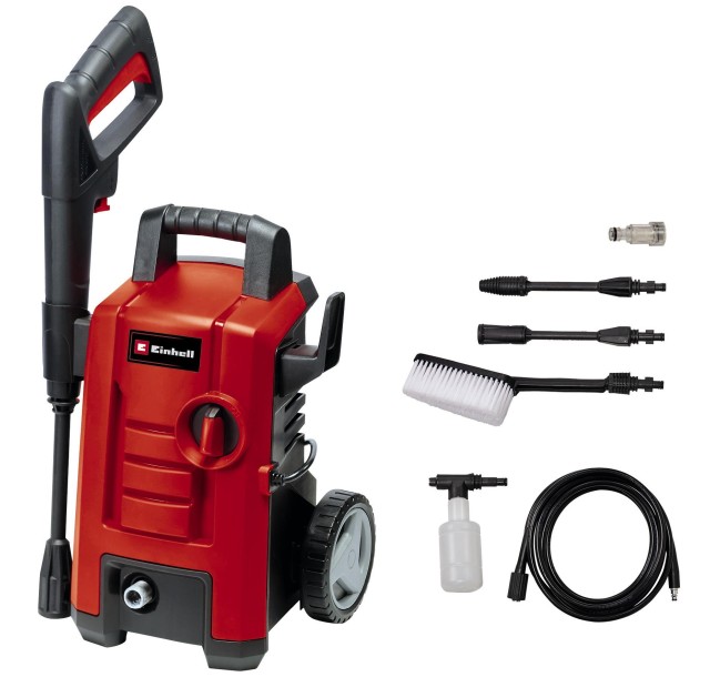 Мінімийка високого тиску Einhell TC-HP 130, 1500Вт, 130бар, 390л/год, шланг 5м, 5.1кг