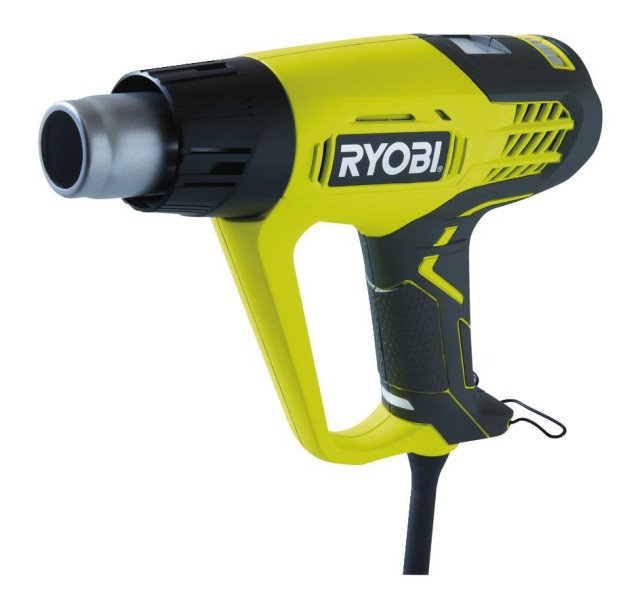 Фен будівельний Ryobi EHG2020LCD 2000Вт 50-650С 250/500л·хв LCD 0.8кг