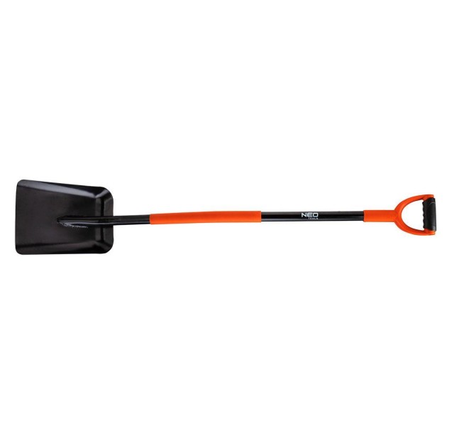 Лопата совкова Neo Tools, руків'я металеве D-подібне, 132см, 2кг