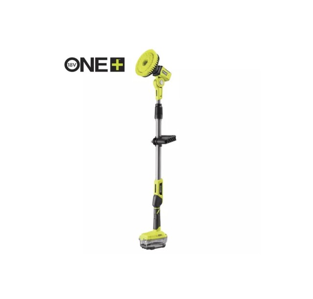 Щітка телескопічна Ryobi R18TPS-0, акумуляторна ONE+ 18В, щітка 15см, 210об/хв,  довжина ручки 1-1.4м, IPX7, 2.1кг (без АКБ та ЗП)