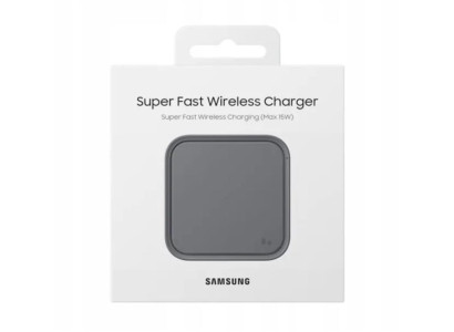 Зарядний пристрій бездротовий Samsung 15Вт, сірий темний