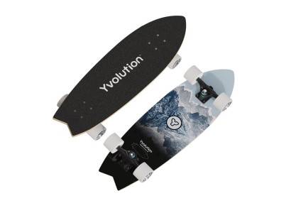 Скейтборд Yvolution Fishtail Cruiser 76см, синій