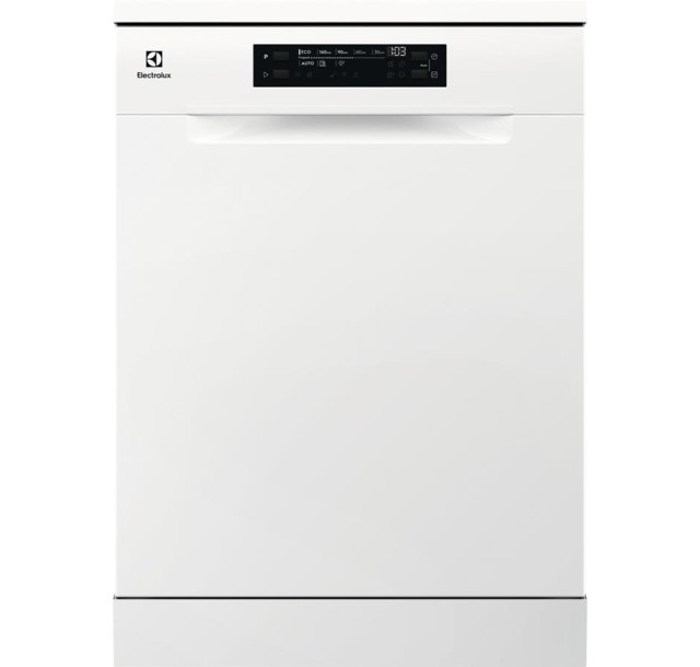 Посудомийна машина Electrolux, 14компл., A+++, 60см, дисплей, інвертор, 3й кошик, білий