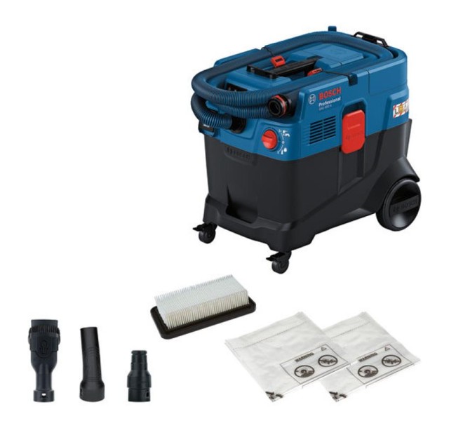 Пилосос професійний Bosch GAS 400 A, 1200Вт, 240мБар, контейнер 40л, 14кг