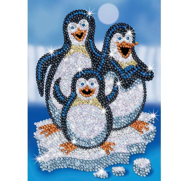 Набір для творчості Sequin Art Red Пінгвіни Пепіно 25*34см