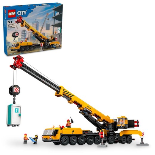 Конструктор LEGO City Жовтий пересувний будівельний кран