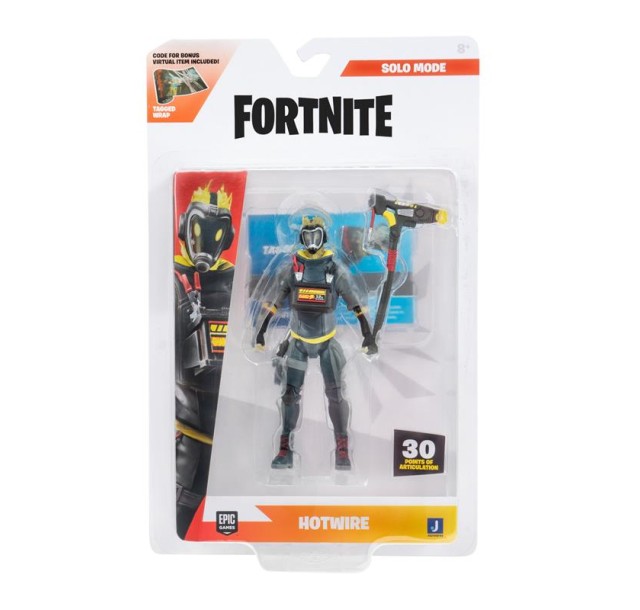 Колекційна фігурка Fortnite Solo Mode Hotwire, 10см