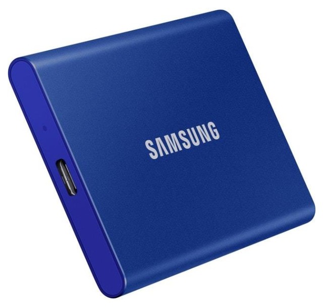 Портативний SSD Samsung   500GB USB 3.2 Gen 2 Type-C T7 Indigo