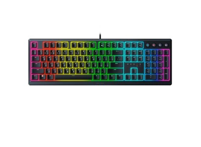 Клавіатура механічна Razer Ornata V3 104key, Mecha-Membrane Switch, USB-A, EN/UK, RGB, чорний