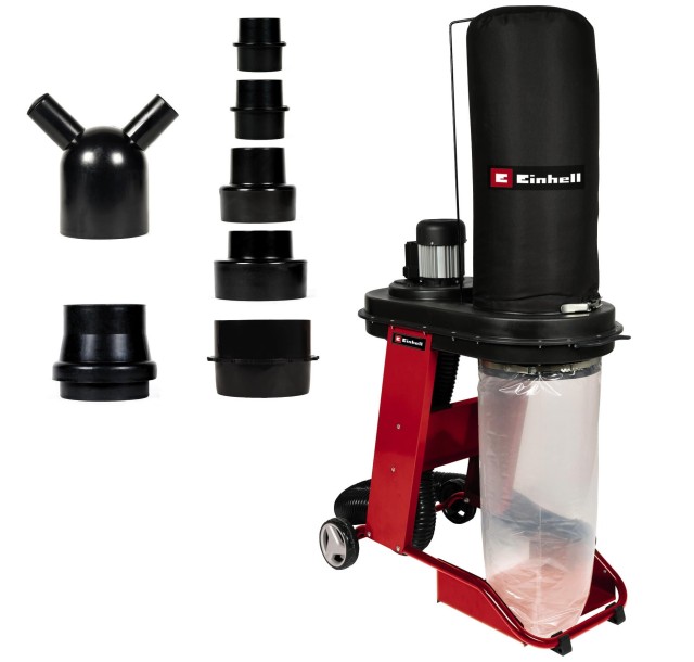 Пилосос для стружки Einhell TE-VE 550/1 A 550Вт 2850об/хв 1150м3/год 1.6Кпа 65л 20.8кг