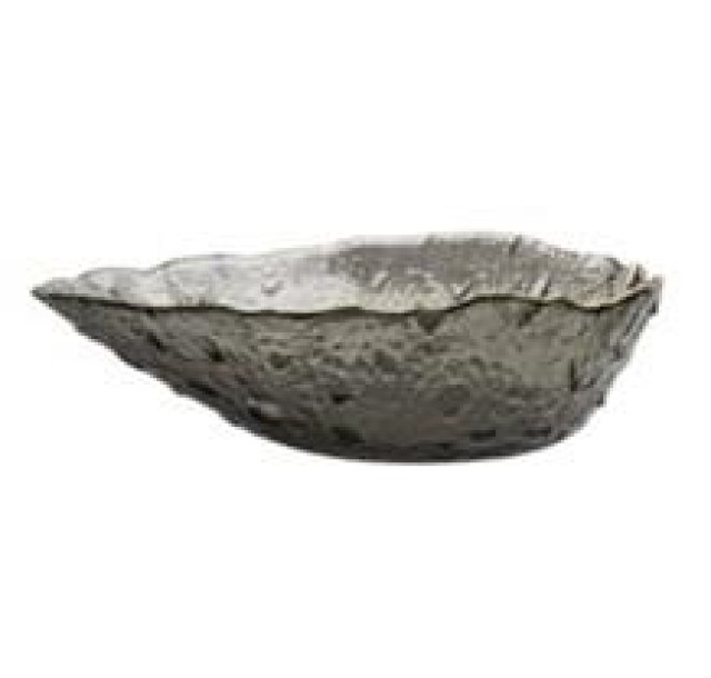 Салатник Ardesto Leaf, 17.5см, скло, сірий