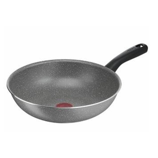 Сковорода Вок Tefal Tefal Cook Natural, 28см, алюміній, бакеліт, сірий