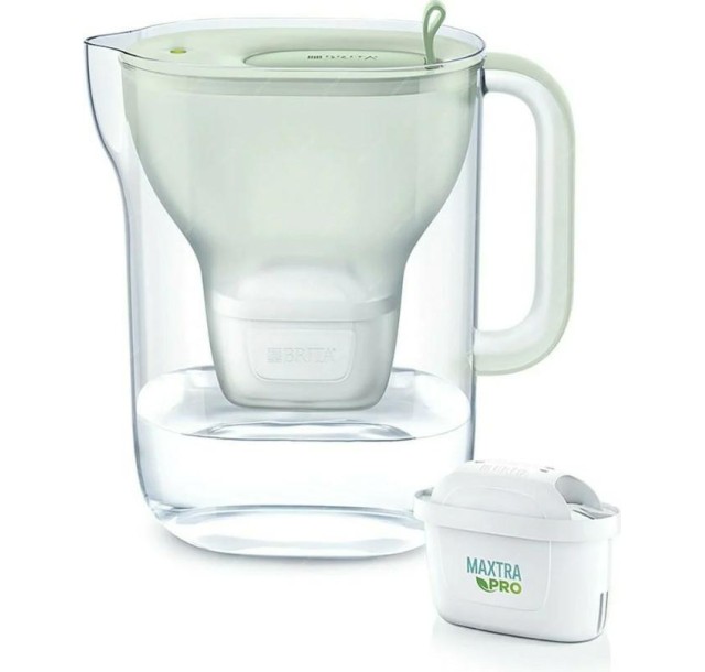 Фільтр-глечик Brita Style LED MXPro 2.4л (1.4л очищеної води) з фільтр-картриджем, зелений