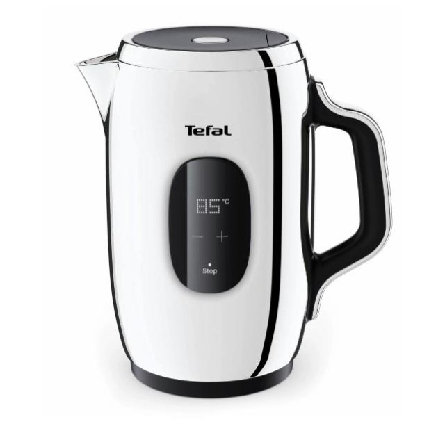 Електрочайник Tefal Majestuo 1.5л, з подвійними стінками, 9 темп.реж, підтримка температури, сенсорне управління, нержавіюча сталь