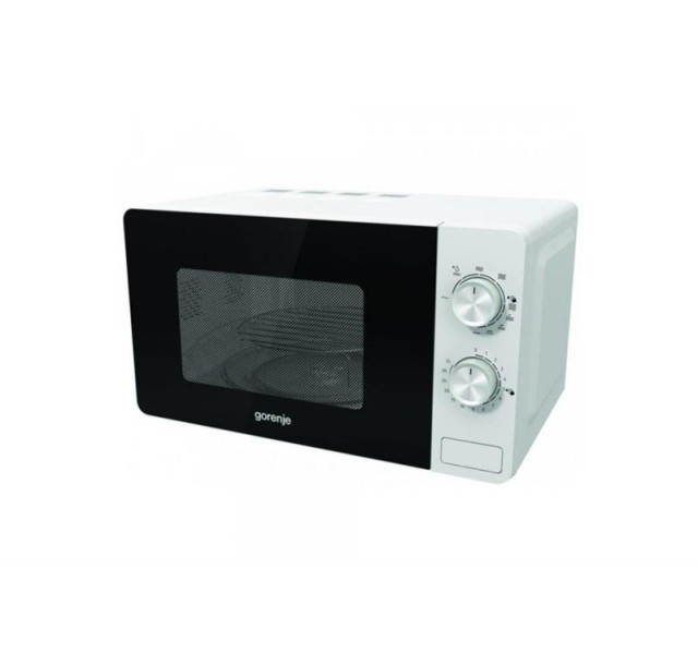 Мікрохвильова піч Gorenje, 20л, міх. управл., 800Вт, гриль, білий