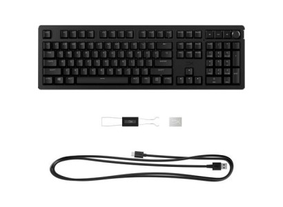 Клавіатура механічна HyperX Alloy Rise 106key, Red, USB-A, EN/UA, RGB, чорний