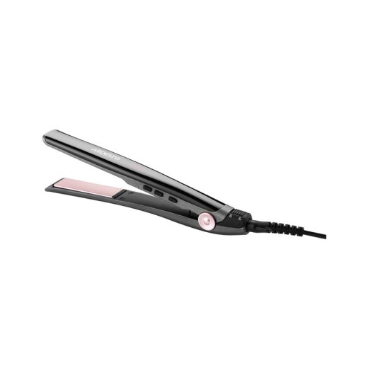 Випрямляч Ardesto Pink Touch, 32Вт, 110-200C, кераміка, сірий+рожевий