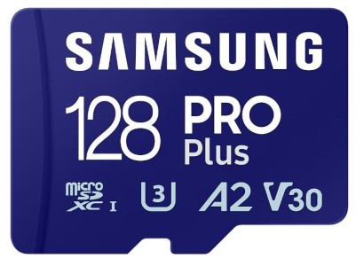 Карта пам'яті Samsung microSD    128GB C10 UHS-I R130MB/s PRO Plus