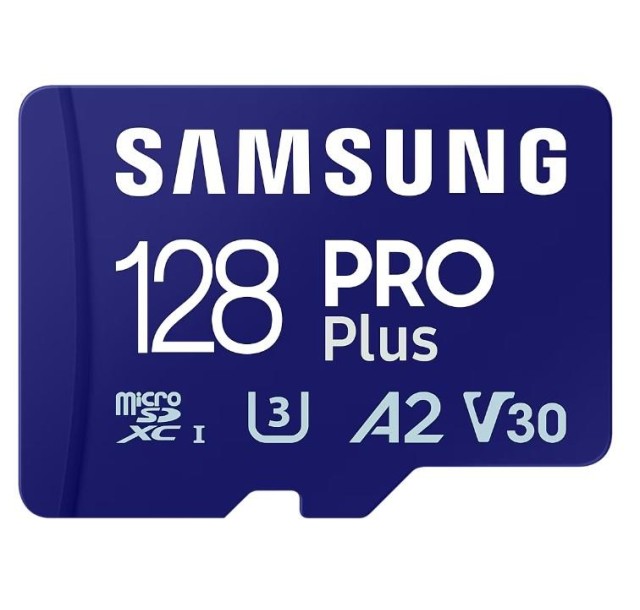 Карта пам'яті Samsung microSD    128GB C10 UHS-I R130MB/s PRO Plus