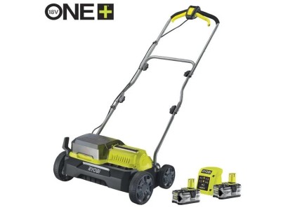 Аератор-скарифікатор акумуляторний Ryobi ONE+ RY18SFX35A-240 18В акб 2х4А·год 35см 55л 10кг