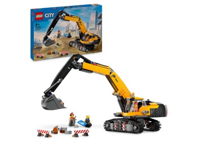 Конструктор LEGO City Жовтий будівельний екскаватор