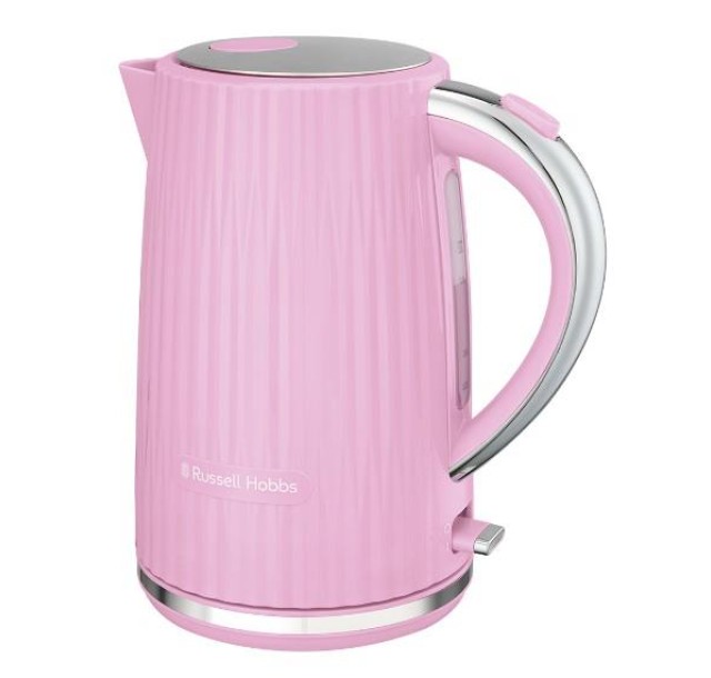 Електрочайник Russell Hobbs Eden, 1.7л, нержавіюча сталь, пластик, малиновий