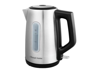 Електрочайник Russell Hobbs Heaton, 1.7л, нержавіюча сталь, сріблясто-чорний