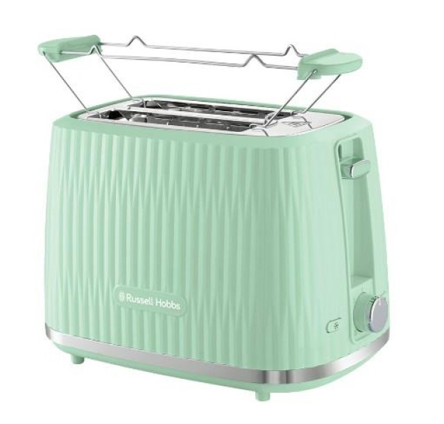 Тостер  Russell Hobbs Eden 800Вт, пластик, підігрів,разморозка, фісташковий
