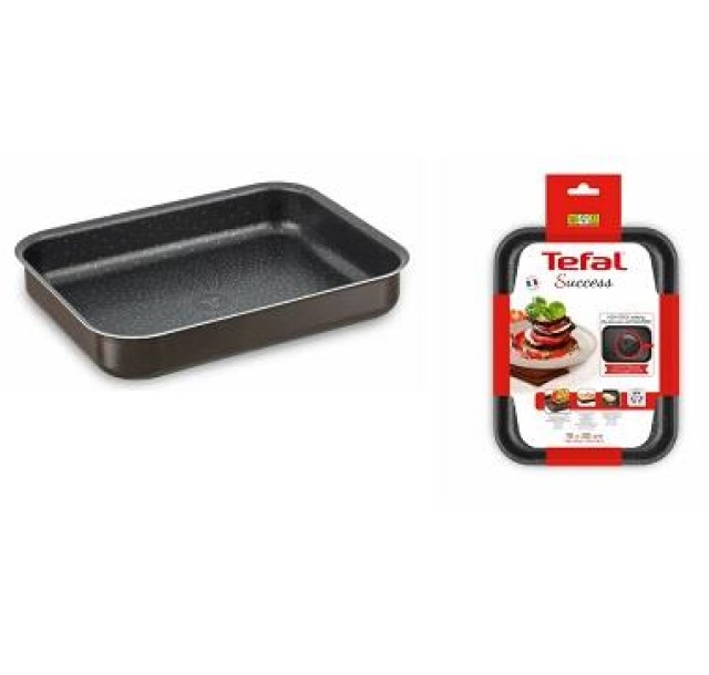 Деко Tefal Success, прямокутна, 19х25см, алюміній, чорний