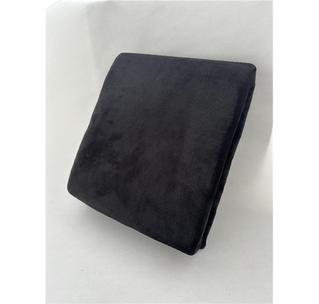 Плед Ardesto Flannel 200х220см, 100% поліестер, чорний