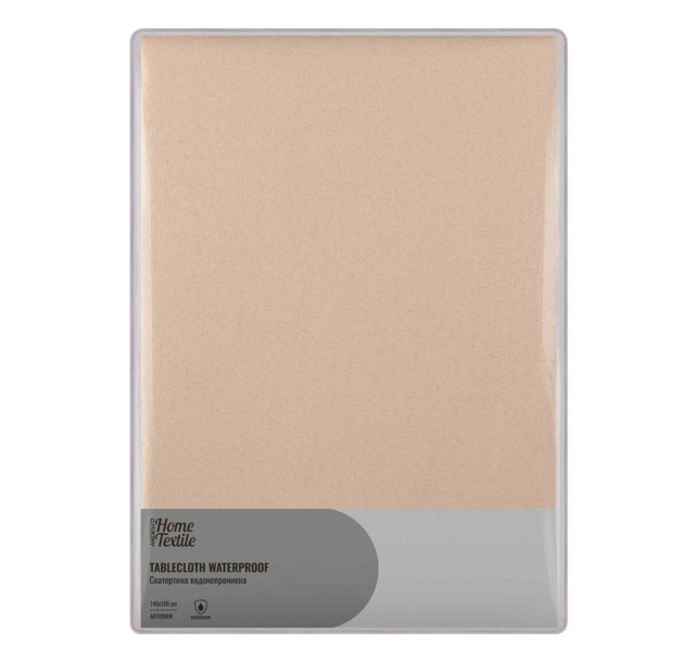 Скатертина Ardesto Waterproof 140х180см, 100% поліестер, айворі