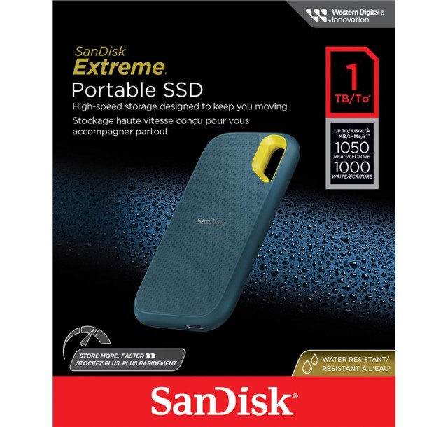 Портативний SSD SanDisk 1TB USB 3.2 Gen 2 Type-C E61 R1050/W1000MB/s IP55