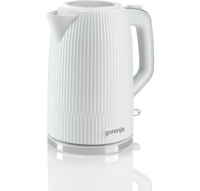 Електрочайник Gorenje 1.7л, Strix-контроль, білий матовий
