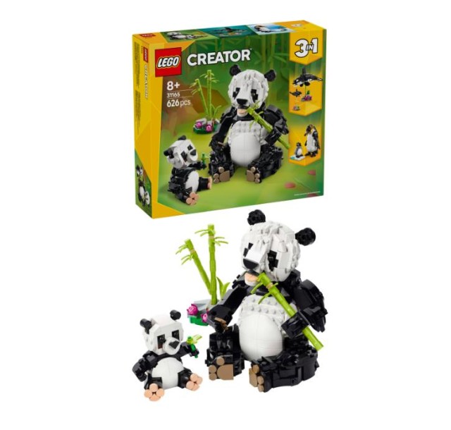 Конструктор LEGO Creator Дикі тварини: пандові