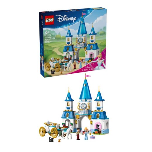 Конструктор LEGO Disney Princess Замок Попелюшки й карета