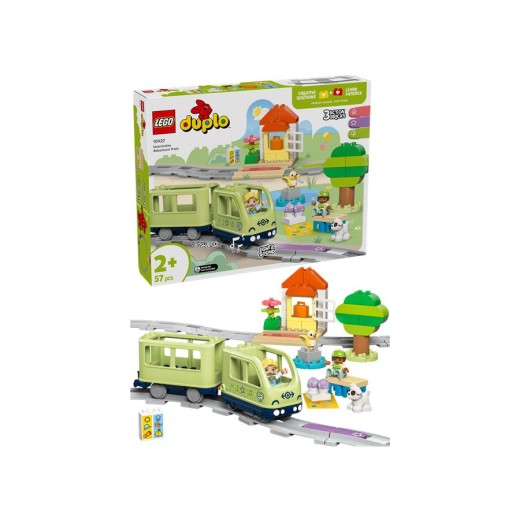 Конструктор LEGO DUPLO Town Інтерактивний пригодницький потяг