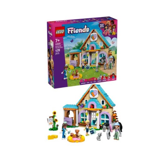 Конструктор LEGO Friends Ветеринарна клініка для коней і домашніх улюбленців