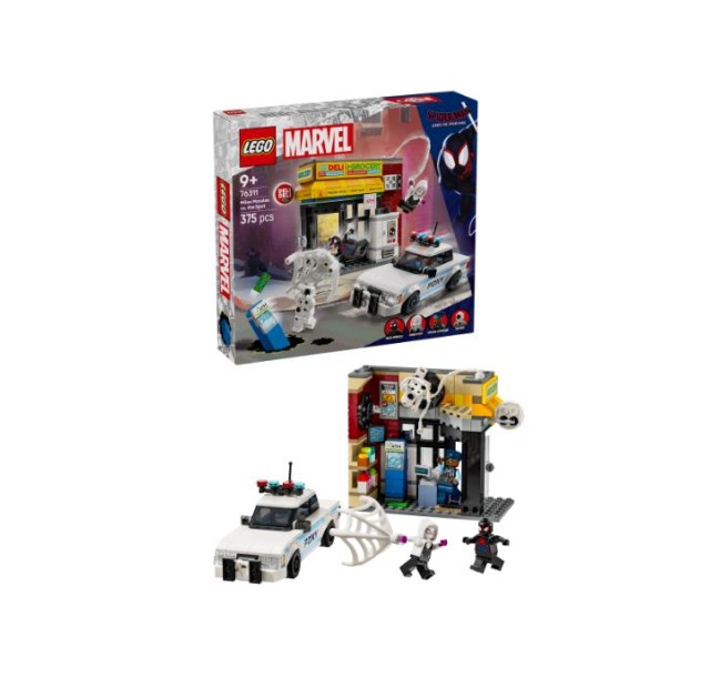 Конструктор LEGO Super Heroes Всесвіт-павук: Майлз Моралес проти Плями