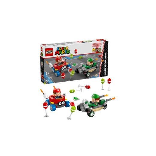 Конструктор LEGO Super Mario Mario Kart – Baby Mario vs. Baby Luigi