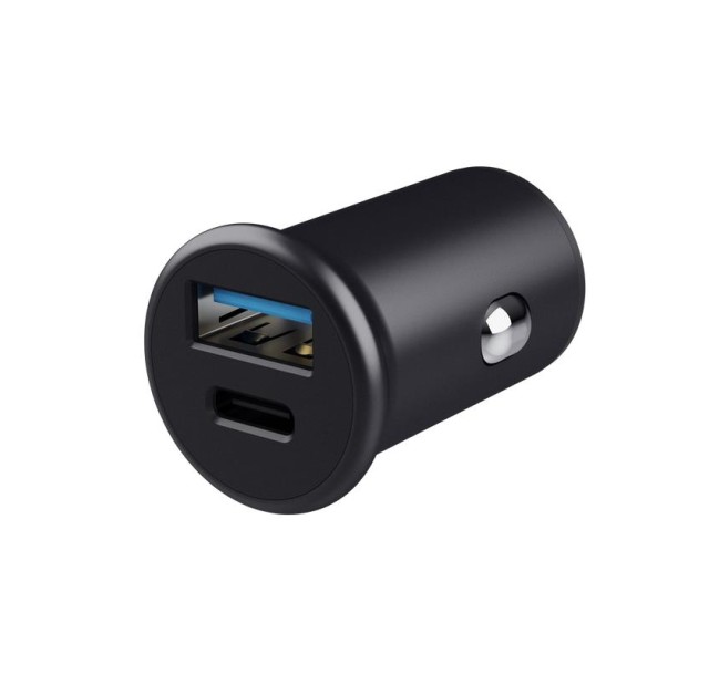 Зарядний пристрій автомобільний Trust 38Вт USB-A/USB-C PD, QC, чорний