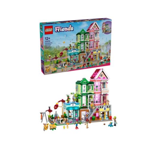Конструктор LEGO Friends Хартлейк-Сіті. Квартири і крамниці