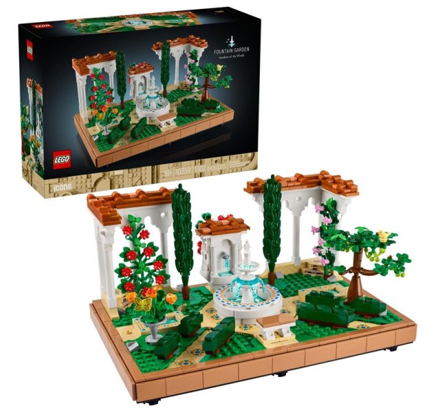 Конструктор LEGO Icons Сад фонтанів