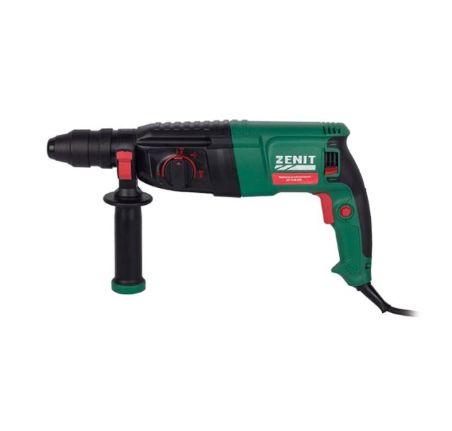 Перфоратор Зеніт ЗП-1100 DFR SDS-Plus+ШЗП 1100Вт 2.8Дж 3.4кг кейс