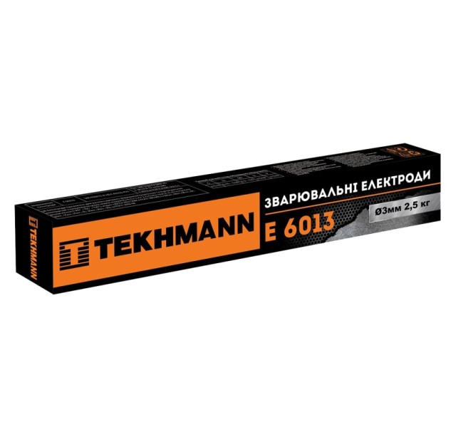 Електроди зварювальні Tekhmann E 6013 d 3мм 2.5кг