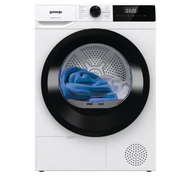 Сушильна машина Gorenje конденсаційна, 8кг, А++, 60см, дисплей, білий