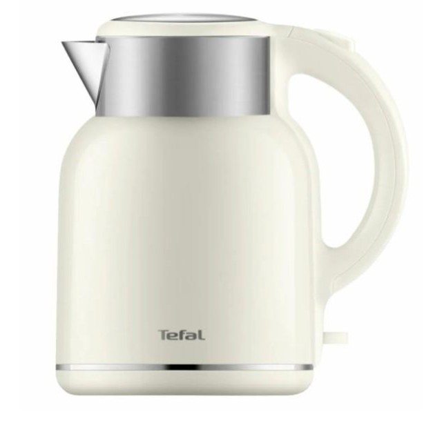 Електрочайник Tefal Thermo Protect XL, 1.9л, пластик, нержавіюча сталь, бежевий
